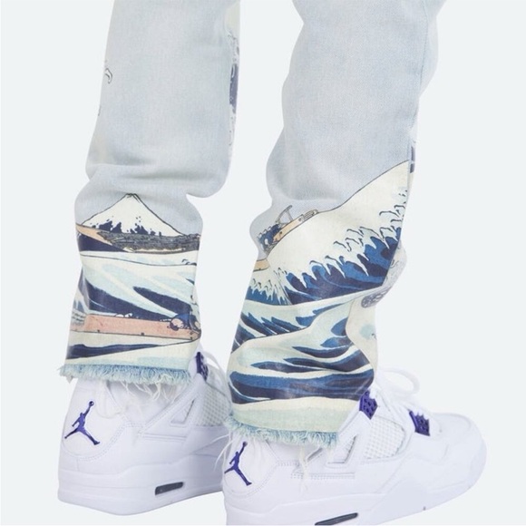 MNML Men’s Wave Jeans - Picture 3 of 9